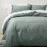 Фото #1 товара Full/Queen Supima Washed Sateen Duvet & Sham Set Sage Green - Casaluna