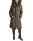 ფოტო #8 პროდუქტის Women's Faux-Fur-Trim Hooded Bibbed Puffer Coat