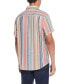 ფოტო #13 პროდუქტის Men's Short Sleeve Stripe Linen Cotton Shirt