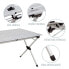 AKTIVE 110x70x70 cm Aluminium Folding Table