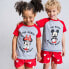 Фото #6 товара летняя пижама для мальчиков Minnie Mouse Красный Серый