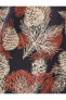 Фото #6 товара Футболка Koton с рисунком шишек, с узким воротником и узким кроем из хлопка