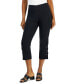 Фото #1 товара Women's Side Lace-Up Capri Pants, Created for Macy's