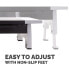 Фото #10 товара Fellowes Office Suites Standard Monitor Riser - Freestanding - 36 kg - 71.1 cm (28") - Height adjustment - Black - Silver