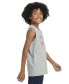 ფოტო #3 პროდუქტის Big Boys Sleeveless USA Graphic Heathered T-Shirt
