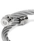 ფოტო #4 პროდუქტის Capped Bypass Bracelet in Stainless Steel