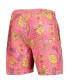 ფოტო #3 პროდუქტის Men's Cardinal Distressed Iowa State Cyclones Vintage-Like Floral Swim Trunks