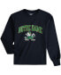 ფოტო #1 პროდუქტის Big Boys Navy Notre Dame Fighting Irish Arch Logo Mascot Long Sleeve T-shirt