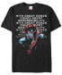 Фото #1 товара Marvel Men's Spider-Man with Great Responsibility Short Sleeve T-Shirt