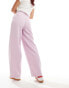 Miss Selfridge tailored wide leg trouser in lilac Сиреневый, 36 - фото #3