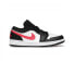 Фото #2 товара Кроссовки Nike Air Jordan 1 Low Black Siren Red (Черно-белый)