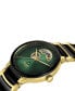 ფოტო #2 პროდუქტის Unisex Swiss Automatic Centrix Open Heart Black Ceramic & Gold PVD Stainless Steel Bracelet Watch 40mm