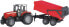 Bruder Massey Ferguson 7480 with tipping trailer - Black - Red - Tractor model - Plastic - 3 yr(s) - Boy - 1:16