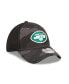 ფოტო #4 პროდუქტის Men's Camo, Black New York Jets Logo Neo 39THIRTY Flex Hat