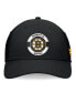 Men's Black Boston Bruins Authentic Pro Training Camp Flex Hat