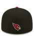 Фото #5 товара Men's Black and Cardinal Arizona Cardinals 2022 NFL Draft Low Profile 59FIFTY Fitted Hat