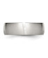 Stainless Steel Brushed 7mm Half Round Band Ring