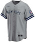 Фото #2 товара Men's Derek Jeter Gray New York Yankees 2020 Hall of Fame Induction Replica Jersey