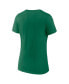 ფოტო #2 პროდუქტის Women's Green Notre Dame Fighting Irish Evergreen Campus V-Neck T-shirt