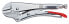 KNIPEX 41 24 225 - Locking pliers - 2.5 cm - 3 cm - Chromium-vanadium steel - Steel - 22.5 cm