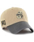 Фото #1 товара Men's Khaki, Charcoal New Orleans Saints Ashford Clean Up Adjustable Hat