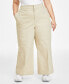 Фото #4 товара Plus Size Wide-Leg Chino Pants, Created for Macy's