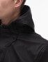 Topman rain jacket in black