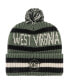 Men's Green West Virginia Mountaineers OHT Military-Inspired Appreciation Bering Cuffed Knit Hat with Pom