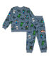 ფოტო #1 პროდუქტის Boys Creeper Steve Alex French Terry Sweatshirt and Jogger Pants Set to