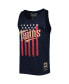 Фото #3 товара Men's Navy Minnesota Twins Cooperstown Collection Stars and Stripes Tank Top