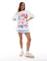 Фото #5 товара ASOS DESIGN oversized t-shirt with food print in white