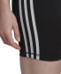 ფოტო #5 პროდუქტის Women's Training Essentials 3-Stripes High-Waisted Short Leggings