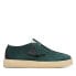 Фото #2 товара Clarks Trek Cup 26168522 Mens Green Suede Oxfords & Lace Ups Casual Shoes