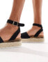 Truffle Collection flatform espadrilles in black Черный, 36 - фото #3