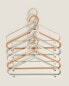 Фото #1 товара Pack of children’s hangers in pastel colours (pack of 6)