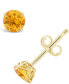 Фото #1 товара Серьги Macy's Citrine Stud