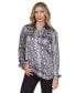 Фото #1 товара Women's Snakeskin-Print Tunic Top