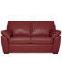 Фото #3 товара Lothan 64" Leather Loveseat, Created for Macy's