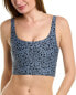 All Access Tempo Crop Bra Women's Blue Xxs