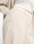 Фото #8 товара Vero Moda Curve linen touch relaxed short co-ord in oatmeal