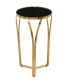 Metal Contemporary Accent Table, 16" x 16" x 23"