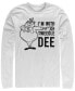 Alice in Wonderland Tweedle Dee Men's Long Sleeve Crew Neck T-shirt