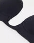 ASOS DESIGN backless strapless plunge bra with stick on wing in black Черный, A - EU A Cup - фото #4