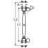 EUROMARINE A4 M4 Closed Body Double Fixed Fork Tensor