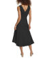 Women's V-Neck Sleeveless Midi Dress