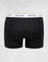 Фото #2 товара Selected Homme 3 pack trunks in black white grey with waistband