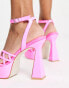 Фото #4 товара Jeffrey Campbell – Modest – Sandaletten in Pink mit Plateausohle