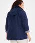 ფოტო #10 პროდუქტის Women's Hooded Anorak, PP-4X, Created for Macy's