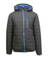 Фото #4 товара Spire By Galaxy Men's Puffer Bubble Jacket with Contrast Trim