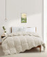 Фото #2 товара Lightweight White Goose Down Feather Fiber Comforter, Twin